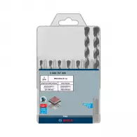Свредла BOSCH Pro HEX-5 4.0-10.0мм 7части, за бетон, 2 режещи ръбa, 1/4