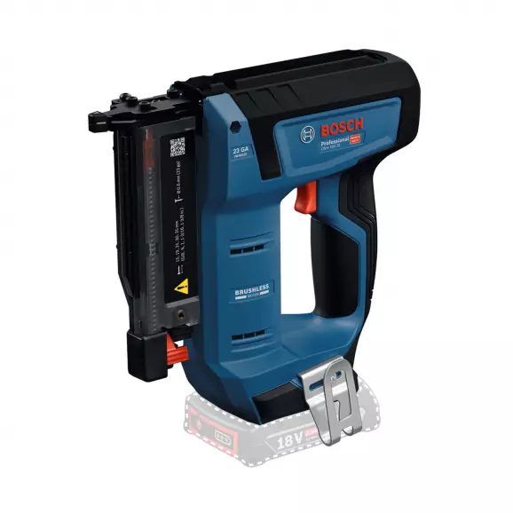 Такер акумулаторен BOSCH GNH 18V-35 Solo, 18V, 2.0-6.0Ah, Li-Ion, за гвоздеи 15-35мм (тип PN23 G, 23GA)