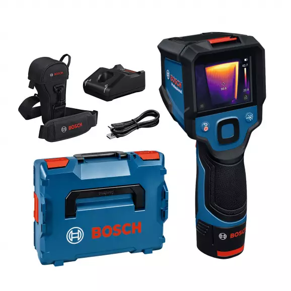 Термокамера BOSCH GTC 12V-450-13, 12V, 2.0Ah, диапазон -20°C до +450°C, точност ±2°C