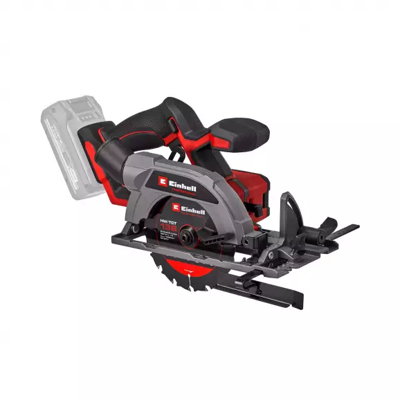 Акумулаторен циркулярен трион EINHELL TP-CS 18/136-C Li BL, 18V, 2.0-8.0Ah, Li-Ion, ф136x20мм, 4000об/мин, безчетков