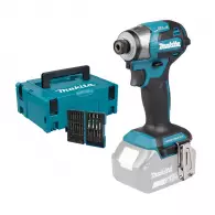 Акумулаторен гайковерт ударен MAKITA DTD173ZJX2, 18V, 1.5-6.0Ah, Li-Ion, 180Nm, 1/4