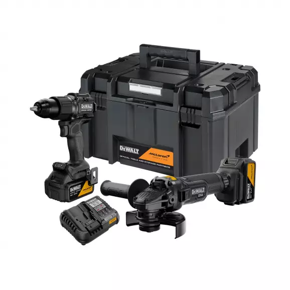 Акумулаторен комплект DEWALT DCK2223MP2T (DCD86M + DCG45M), 18V, 5.0Ah, Li-Ion