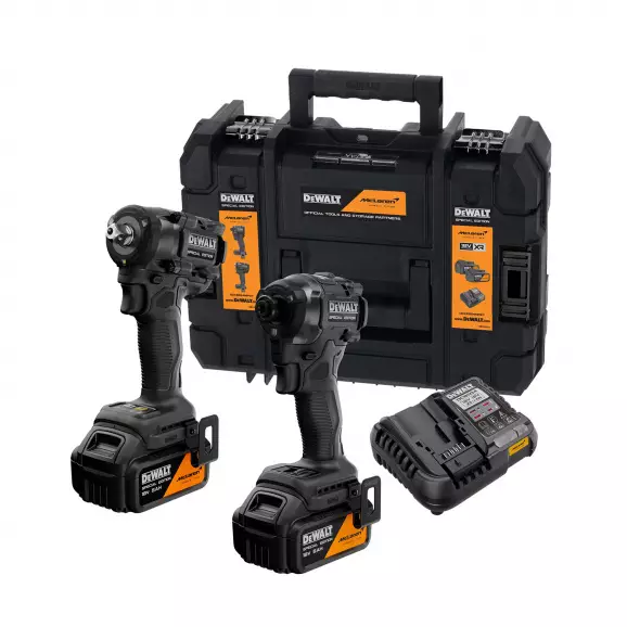 Акумулаторен комплект DEWALT DCK2224MP2T (DCF86M + DCF92M), 18V, 5.0Ah, Li-Ion
