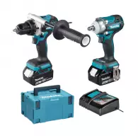 Акумулаторен комплект MAKITA DLX2590TJ (DHP492+DTW300), 18V, 5.0Ah, Li-Ion