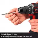 Акумулаторен ударен винтоверт EINHELL TP-CD 18/70-C Li-i BL - Solo, 18V, 2.0-8.0Ah, Li-Ion, 70Nm, безчетков - small, 276613