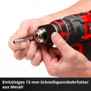 Акумулаторен ударен винтоверт EINHELL TP-CD 18/80 Li-i BL - Solo, 18V, 2.0-8.0Ah, Li-Ion, 80Nm, безчетков - small, 276618