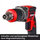 Акумулаторен винтоверт EINHELL TP-DY 18 Li BL, 18V, 2.0-8.0Ah, Li-Ion, -Nm, 1/4