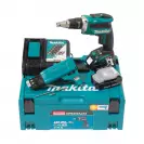 Акумулаторен винтоверт MAKITA DFS452AJX2, 18V, 2.0Ah, Li-Ion, 1/4