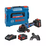 Акумулаторен ъглошлайф BOSCH EXPERT EXWX18V-15PS, 18V, 8.0Ah, Li-Ion, ф125мм, безчетков