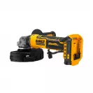 Акумулаторен ъглошлайф DEWALT DCG404N-XJ, 18V, 1.5-6.0Ah, Li-Ion, ф125мм, безчетков - small, 281785