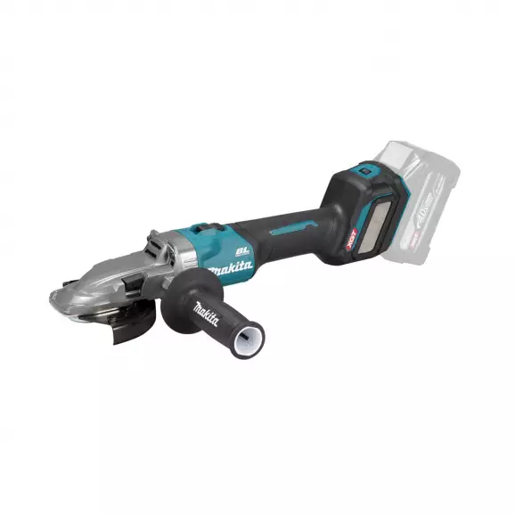 Акумулаторен ъглошлайф MAKITA GA055GZ, 40V, 2.0-8.0Ah, Li-Ion, ф125мм, безчетков