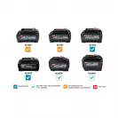 Акумулаторен ъглошлайф MAKITA GA055GZ, 40V, 2.0-8.0Ah, Li-Ion, ф125мм, безчетков - small, 280819