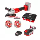 Акумулаторен ъглошлайф RAIDER RDP-YAG20, 20V, 4.0Ah, Li-Ion, ф125мм - small