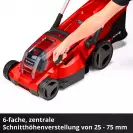 Акумулаторна косачка EINHELL GE-CM 36/37 Li-Solo, 18+18V, 2.5-8.0Ah, Li-Ion, 370мм, безчетков мотор - small, 276558