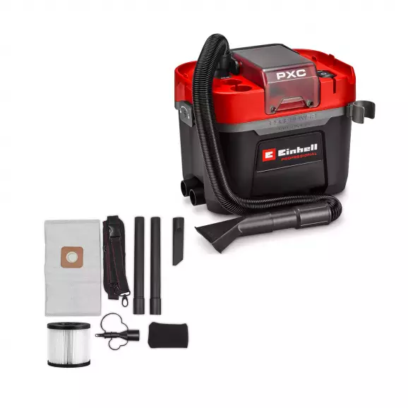 Акумулаторна прахосмукачка EINHELL TP-VC 18/10 Li BL L-Solo, 18V, 2.0-8.0Ah, Li-Ion, -л/мин