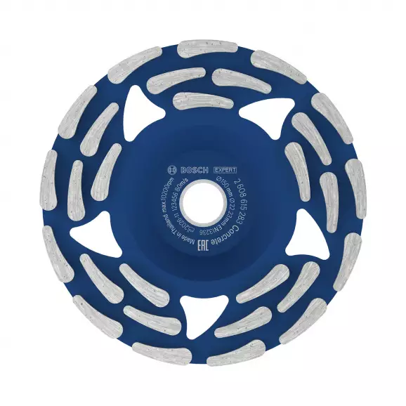 Диск диамантен BOSCH Expert Concrete 150x5.0x22.23мм, за бетон, за шлайфане