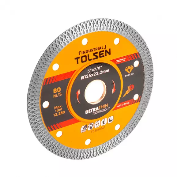 Диск диамантен TOLSEN 125x22.23мм