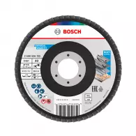 Диск ламелен BOSCH X431 115x22.23 P40, за шлайфане на метал и стомана, конусовиден