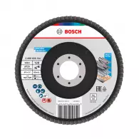 Диск ламелен BOSCH X431 125x22.23 P120, за шлайфане на метал и стомана, конусовиден