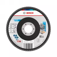 Диск ламелен BOSCH X431 125x22.23 P40, за шлайфане на метал и стомана, прав