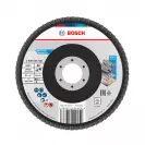 Диск ламелен BOSCH X431 125x22.23 P40, за шлайфане на метал и стомана, конусовиден - small