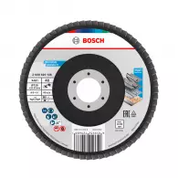 Диск ламелен BOSCH X431 125x22.23 P40, за шлайфане на метал и стомана, конусовиден