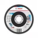 Диск ламелен BOSCH X431 125x22.23 P60, за шлайфане на метал и стомана, прав - small