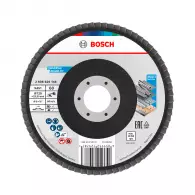 Диск ламелен BOSCH X431 125x22.23 P60, за шлайфане на метал и стомана, прав