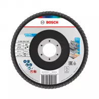 Диск ламелен BOSCH X431 125x22.23 P60, за шлайфане на метал и стомана, конусовиден