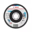 Диск ламелен BOSCH X431 125x22.23 P80, за шлайфане на метал и стомана, прав - small