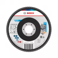 Диск ламелен BOSCH X431 125x22.23 P80, за шлайфане на метал и стомана, прав