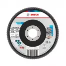 Диск ламелен BOSCH X431 125x22.23 P80, за шлайфане на метал и стомана, конусовиден - small