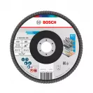 Диск ламелен BOSCH X431 150x22.23 P80, за шлайфане на метал и стомана, конусовиден - small