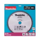 Диск с твърдосплавни пластини MAKITA 260/2.6/30 Z=60, за рязане на алуминий, дървесина и PVC - small, 280666