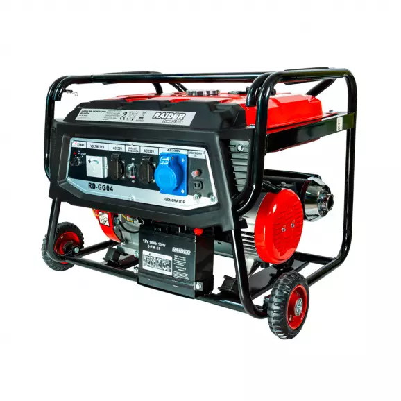 Генератор RAIDER RD-GG04, 5.5kW, 230V, бензинов, монофазен, ел. стартер