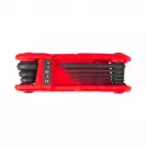 Ключ сгъваем шестограм MILWAUKEE 1.5-8мм 8части, CrV, оксидирани - small, 301763