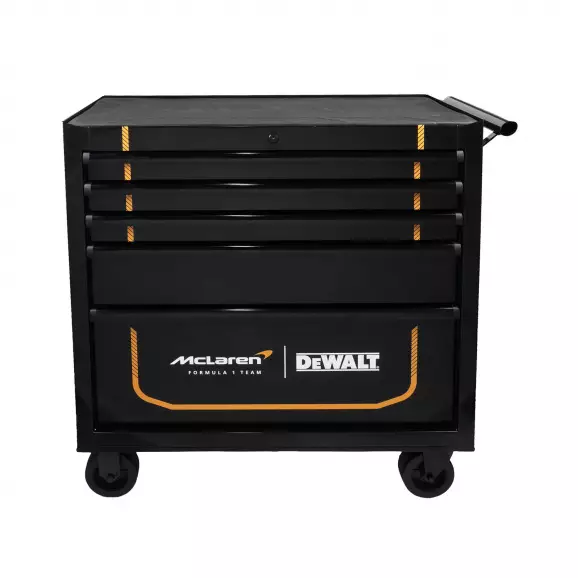 Количка за инструменти с чекмеджета DEWALT McLaren, с 5-чекмеджета, без инструменти