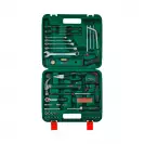 Комплект инструменти BOSCH Advanced 63части, накрайници, отвертка, клещи, чук, нивелир, ролетка, в куфар - small, 281749