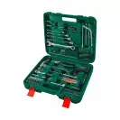 Комплект инструменти BOSCH Advanced 73части, накрайници, отвертка, клещи, чук, нивелир, ролетка, в куфар - small, 281746