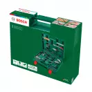 Комплект инструменти BOSCH Advanced 73части, накрайници, отвертка, клещи, чук, нивелир, ролетка, в куфар - small, 281747