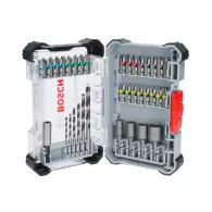 Комплект накрайници и свредла BOSCH EH/Me 35 части, PH, PZ, SB, TX, шестостен, с магнитен държач, свредла, вложки