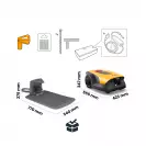 Косачка робот акумулаторна STIGA A 25v Vista, 25.2V, 6.0Ah, Li-Ion, 18см, 20-60мм, 45%, до 2500м2 - small, 277166