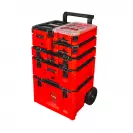 Куфар за инструменти на колела RAIDER 556x1120x424мм, пластмаса, червен - small, 279676