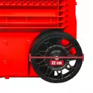 Куфар за инструменти на колела RAIDER 556x1120x424мм, пластмаса, червен - small, 279683