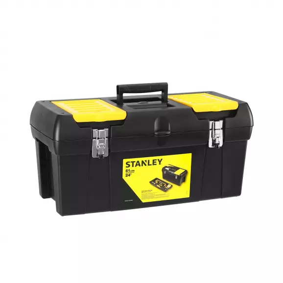 Куфар за инструменти STANLEY 610x270x284мм, 610x270x284мм, полипропилен, черен/жълт
