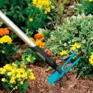 Малка ръчна мотика GARDENA 75мм с 2 зъба и плоско острие, без дръжка, стомана - small, 278221