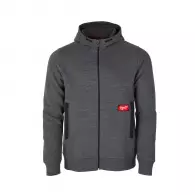 Мъжко яке MILWAUKEE WHZ GR 2XL, сиво, с качулка