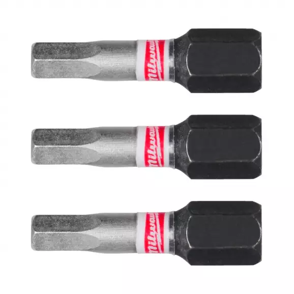 Накрайник шестограм MILWAUKEE Shockwave Impact Duty 4.0x25мм 3бр., C6.3