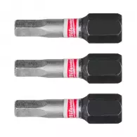Накрайник шестограм MILWAUKEE Shockwave Impact Duty 4.0x25мм 3бр., C6.3