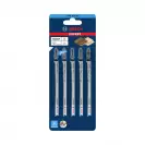 Нож за прободен трион BOSCH Expert Wood T308BOP 2.2х117мм 5броя, за дървесина, HCS, Т-захват, праволинейно рязане - small, 281829